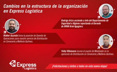 CAMBIOS EN LA ESTRUCTURA DE LA ORGANIZACIÓN EN EXPRESS LOGÍSTICA
