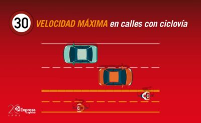 SEGURIDAD VIAL: VELOCIDAD MÁXIMA EN CALLES CON CICLOVÍA